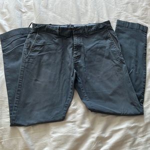 Men’s J. Crew navy slim fit chinos, 32Wx32L